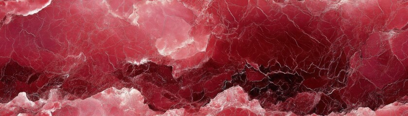 Poster - Seamless abstract marble in rich burgundy with silver veins, [Abstract Background Marble], [Elegant and bold]