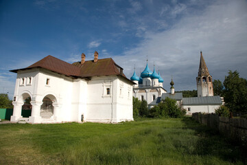 Wall Mural - Russia Vladimir region Gorokhovets city view on a cloudy summer day