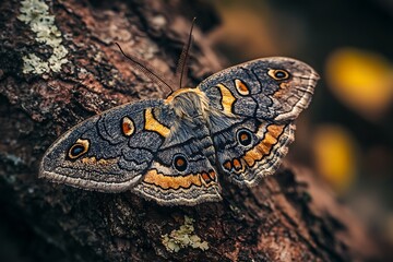 Wall Mural - butterfly on a leaf