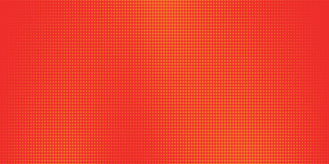 Wall Mural - dots halftone orange color pattern gradient texture with technology digital background. dots pop art
