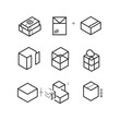 © NikahGeh - Line Drawings Illustrating the Assembly of a Package