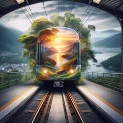 Wall Mural -  Nature Themes Images of nature like forests mountains or oceans