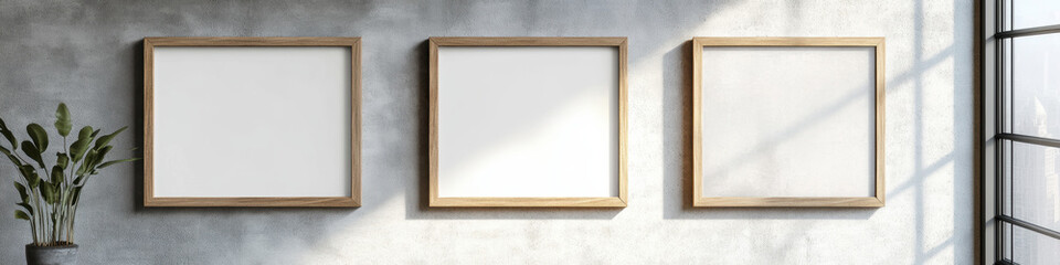 Poster - Blank Frames on Wall.