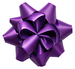 Poster - PNG Elegant purple gift bow