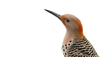 Wall Mural - northern flicker or common flicker - colaptes auratus - native to most of north america, parts of ce
