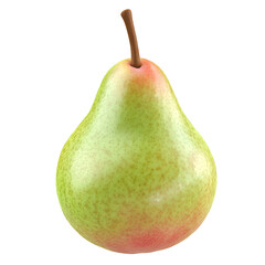 Wall Mural - A ripe green pear