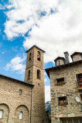 Wall Mural - Old streets in Eriste old town, in Pirineos, Huesca (Spain)