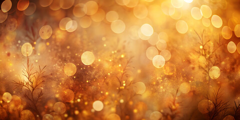 Wall Mural - golden autumn lightscape: a mesmerizing close-up of fiery orange leaves bathed in warm, bokeh-filled