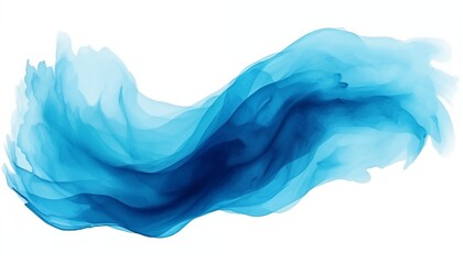 Wall Mural - abstract blue watercolor background