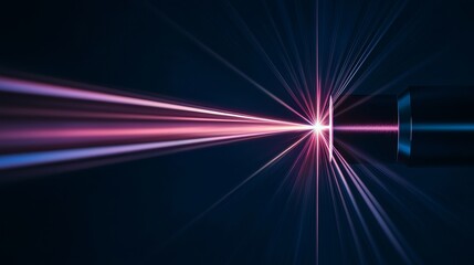 research using laser optics, showcasing scientific experiments and innovations in physics and engine