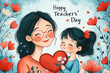© Bonjour_raw - Illustration for teacher's day