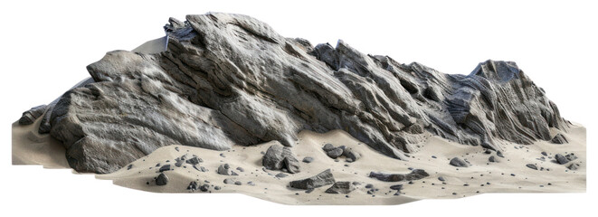 Poster - PNG Rocky desert landscape formation