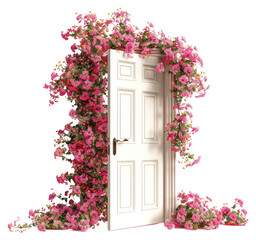 Wall Mural - PNG Floral door blooming nature beauty