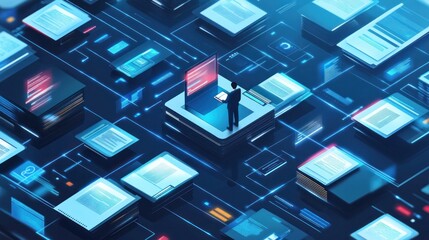 idea of a document management system, a software program for organizing and managing documents and i