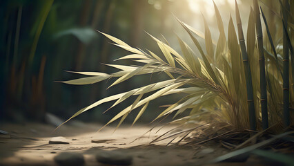 Wall Mural - grass in the wind