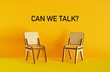© Andrii - Can We Talk as difficult conversation concept