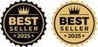 © Muhammad - Best Seller 2024 or Gold Best Seller 2024 Label Vector. Preferred designs for best selling labels on products. As a logo for good selling with gold color design. Best Seller 2024 Vector.