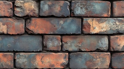 timeless brick texture seamless pattern of weathered red bricks rich in detail and warmth perfect for architectural backgrounds or rustic design elements