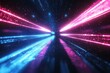 © dendyh7 - Abstract motion speed glowing effect background created with Generative AI