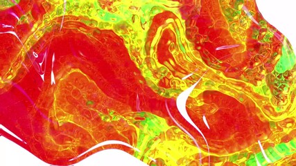 Poster - abstract background colorful flowing liquid