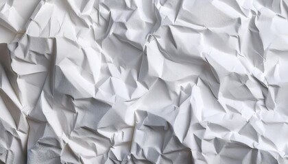 white macro crumpled paper texture