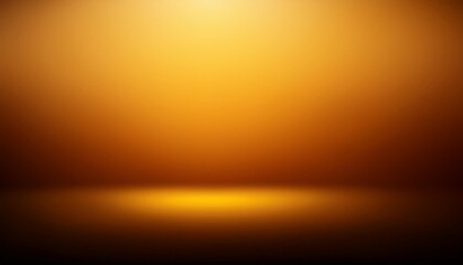 Wall Mural - yellow orange brown black gradient bright light and glow texture background generative ai