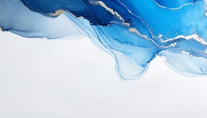 white and blue abstract watercolor background