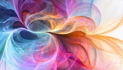 Wall Mural - abstract color smoke background fractal artwork for creative graphic design