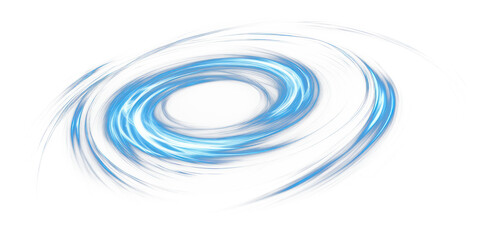 Wall Mural - png glowing blue vortex spiral energy