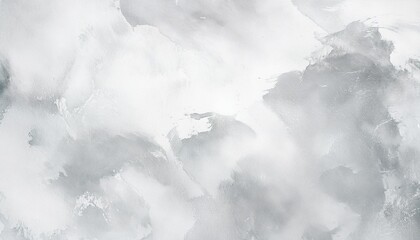 white watercolor background painting with cloudy distressed texture and marbled grunge soft gray or silver vintage colors