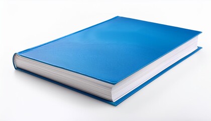 Wall Mural - a blue book isolated on white background