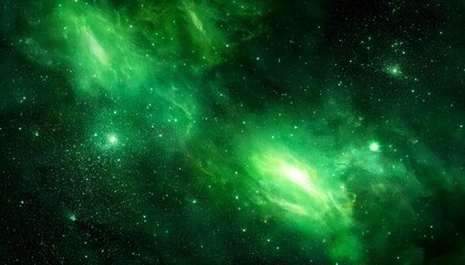 abstract green galaxy space background colorful cosmos universe backdrop