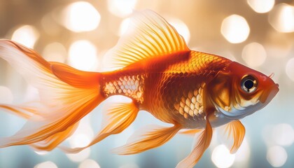 high resolution goldfish photography soft light and delicate textures