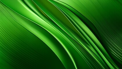 Wall Mural - green abstract background with smooth lines