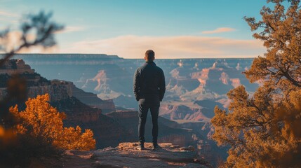 Wall Mural - Majestic Grand Canyon Sunset Hike