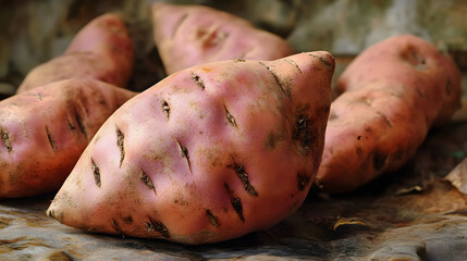 Wall Mural - Sweet potato Tasty tuber