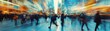 © Penatic Studio - Blurry City Street Scene with People Walking