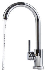 Poster - PNG Modern chrome kitchen faucet design