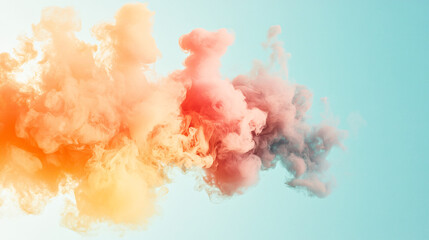 Wall Mural - light colors, thick light colored smoke, fill screen, light background,