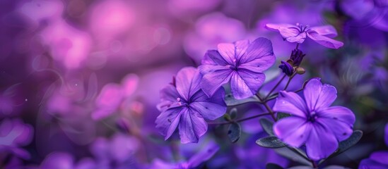 Wall Mural - Beautiful Purple Flower In Close Up Can Be Used As Backgrounds Or For Any Design Purposes