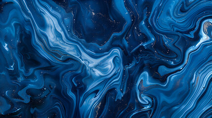 Vibrant bright indigo color marble background, bold and seamless