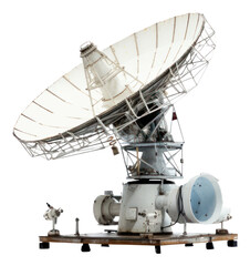 PNG Communication satellite antenna white background.