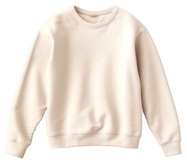 Sticker - PNG Minimalist white crewneck sweatshirt