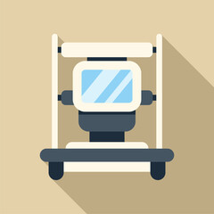 Poster - Medical equipment showing screen displaying data in a laboratory