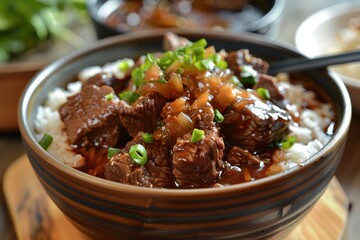 Sticker - Beef porridge in Chinese style