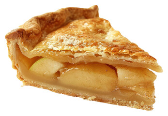 Poster - PNG Delicious homemade apple pie slice