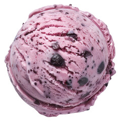 Wall Mural - PNG Delicious blueberry ice cream scoop