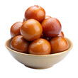 © khaledSaifulllah - Gulab Jamun isolated on white background as transparent. PNG. AI GENERATED