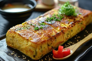 Wall Mural - Japanese egg roll traditional dish