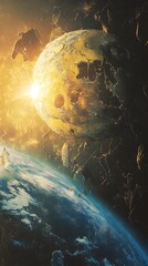 Canvas Print - planet in space